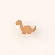 Cabinet Door Handle Children's Room Creative Cute Little Dinosaur Cabinet Door Handle Childlike Drawer Handle Solid Wood Handle - (Color: A)