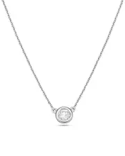 Forever Creations 14K 0.22 ct. tw. Diamond Solitaire Necklace