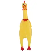 Extra Load Rubber Chicken/Squeeze Dog Toy 32 cm/12.5 inch, Prank Adult or Kids