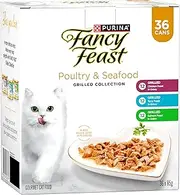 FANCY FEAST Grilled Poultry & Seafood Collection Variety Pack 36x85g