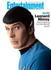 2015 Star Trek LEONARD NIMOY Entertainment Weekly Man Behind Spock Magazine