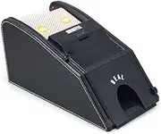 Zikepa Automatic Card Shuffler 1-2 Deck Playing Card Shuffler Automatic 2 Deck, Power/Battery Operated, Lower Noise