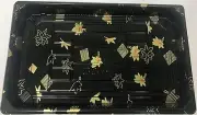 Premium Quality 300 Pack 9.25" x 5.63" Sushi Trays to Go Containers with Lids