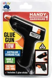 Handy Hardware 10W Hot Glue Gun, Black