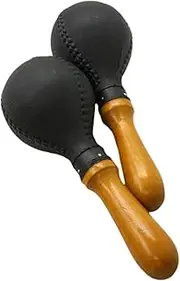 STARTIST 2x Maracas Shakers Professional Percussion Instrument Sand Hammers for Band Festival Party Live Performance Entertainment