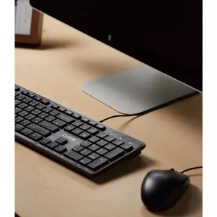 DIKE 靜音巧克力有線鍵鼠組 DKM400 鍵盤 滑鼠 鍵鼠組 有線鍵盤 有線滑鼠【金興發】