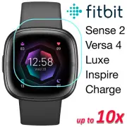 Premium Ultra Clear Screen Protector Film for Fitbit Charge 6 Versa 4 Sense Luxe