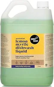Simply Clean Australian Lemon Myrtle Dishwash Liquid 5L
