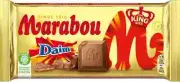 MARABOU DAIM Flavor King Size Chocolate Bar With Crunchy Nougat 220g 7.7oz