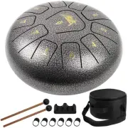AKLOT Steel Tongue Drum 10 Inches 11 Notes - Percussion Instruments - HandPan...