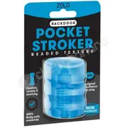 Zolo Blue Flexible &amp; Stretchy Backdoor Pocket Stroker