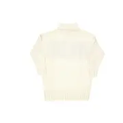 [MM6] MM6 Knitted mini dress with logo inlay Kids 14Y 14Y White