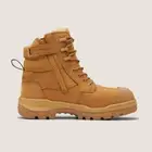 EXPRESS- UK11 US12 BLUNDSTONE 8560 WORK SAFETY BOOT SHOE ZIP UP WHEAT BEIGE MENS