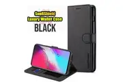 For Samsung Galaxy S10 5G (Not For Standard S10) Case SupRShield Wallet Leather Flip Magnetic Stand Case Cover (Black)