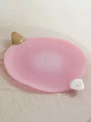[HELLE MARDAHL] HELLE MARDAHL - Giant Candy Glass Tray - Pink - One size One size Pink