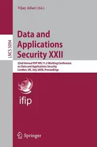 在飛比找博客來優惠-Data and Applications Security