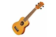 Tiki '6 Series' Spruce Solid Top Soprano Ukulele with Hard Case (Natural Satin)