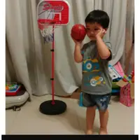 在飛比找蝦皮購物優惠-『兒童可伸縮籃球架』 籃球框 室內運動場 麥可喬登 DIY組