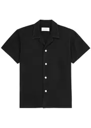 Second Layer Avenue Woven Shirt - Black And Silver - L L
