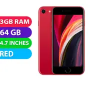 Apple iPhone SE 2020 (64GB, Red) - As New