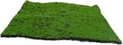 ifundom Artificial Grass Mat Lifelike Fake Turf Tile for Garden Landscaping Easy to Cut Portable No Maintenance for Rustic Decor and Art Projects