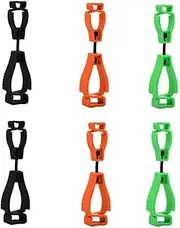 Naisfei 6 PCS Glove Clips, Anti-loss Waist Buckle Clip, Work Safety Guard Labor Keeper, Grabber for Safety Work