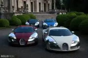 Cars 2009 bugatti veyron centenaire supercar Desk Mat Stitched