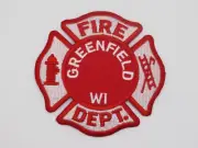 Greenfield Wisconsin Fire Department Patch