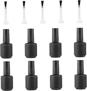 FRCOLOR 13-piece Set of 15ml Nail Polish Bottles Empty Nail Gel Containers for Storage Nail Beauty Tool Nail Gel Container Black