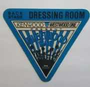 Fleetwood Mac Backstage Pass Original 1987 Dressing Room Blue Rock Concert NOS
