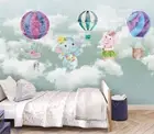 3D Animal Balloon Wallpaper Wall Mural Removable Self-adhesive 1022
