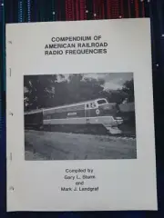Compendium of American RR Radio Frequencies by Sturm, Landgraf - 1990 VG+