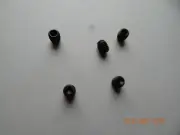 SOCKET SET SCREWS 7/16-14 x 1/2" KNURLED POINT BLACK ALLOY 5 PCS. NEW