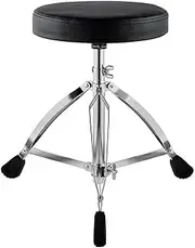Adjustable Drum Throne for Drummers and Guitarists Double Braced with Anti Slip Feet Height 17 21.6in