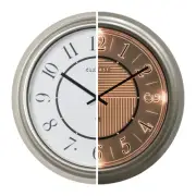 14 Inch Self-Illuminated in/Outdoor Atomic Wall Clock for Home Office, Lighte...