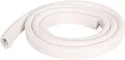 Draught excluder Tape U Channel Weather Stripping Length 1M Car Door Edge Seal with Steel, U Srubber Trim Weatherstrip, Car Door Edge Guards/White/13.0Mm * 8Mm(White,10Mm*7Mm)