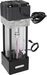 CPU Cooler, Water Cooling Pump, Water Cooling Pump with Liquid Level Sensor 216ml G1/4 600L H Integrated PC Water Pump Reservoir