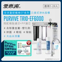 在飛比找PChome24h購物優惠-愛惠浦 EVERPURE PURVIVE Trio-EF60