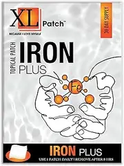 Iron Patch + Supplement Energy Support - Red blood cell formation for men & women