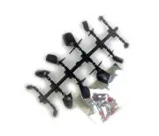 Black Rear View Mirrors - 6 sets- for 1:10 RC car or truck suit Tamiya HPI etc