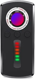 Hidden Camera Detector, Bug Detector, Anti Spy GPS Tracker Finder, RF Singal/IR Camera/Magnetic Field Detector Scanner Privacy Protector for Travel, Business and Privacy Protector