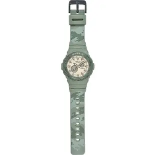 【CASIO 卡西歐】Baby-G 森林綠 運動手錶(BGA-275M-3A)