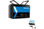 Gentrax 12V 100Ah Lithium Battery + 5* Heavy Duty Fuse With Fuse Holder 150A