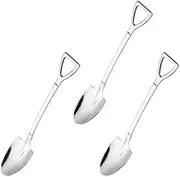 Cabilock Stainless Steel Mud Fruit Scraping Spoon Serrated Edges for Smooth Scraping for Long Use