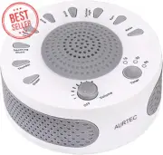 Sleep White Noise Machine, 9 Soothing Sounds, USB or Battery Powered for Sleep A
