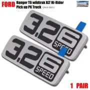Fits Ford Ranger T6 XLT WT 2012 - '21 3.2 6Speed Silver Emblem Logo Side Door
