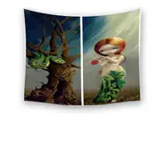 Eve and the Tree of Knowledge Woman and Snake Tapestry