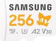 Samsung Memory MB-MD256SA Sonic PRO Plus MicroSD Card for Gaming Console, Action Cam and Drones, 256GB, UHS-I U3, Up to 180MB/s