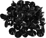Generic 100pcs Sun Visor Suction Cup Car Shade Window Visor Sun Visor for Car Suction Cups Car Window Shades Car Window Holders to Keep Window up Automotive Window Sunshades PVC Black