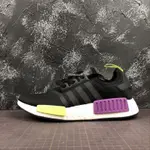 ADIDAS NMD _R1 黑紫綠 休閒運動 慢跑鞋 D96627 男女鞋